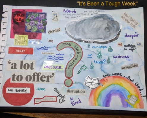 Gillian Officer It's Been a Tough Week (Collage)