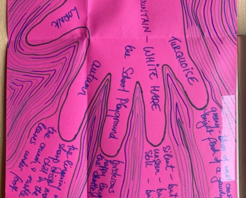 Lorna Campbell hand poem