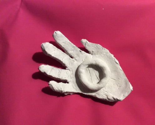 Wendy clay work before